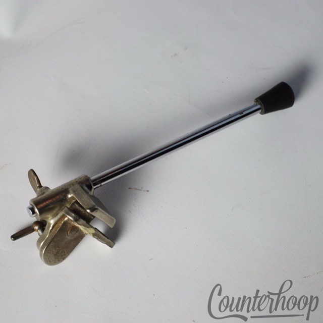 Slingerland Bass Drum Spur Mount Nickel Radio King 50s+Chrome Leg/Spike Clamp-On — main photograph