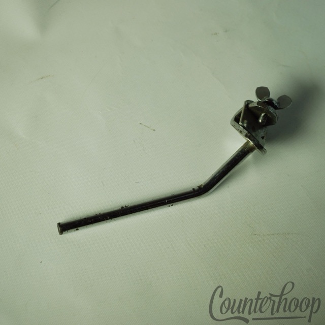 Ludwig Bass Drum Clamp-On Spur Mount Fixed Spike/Leg Chrome Vintage 50s WFL W&A — main photograph