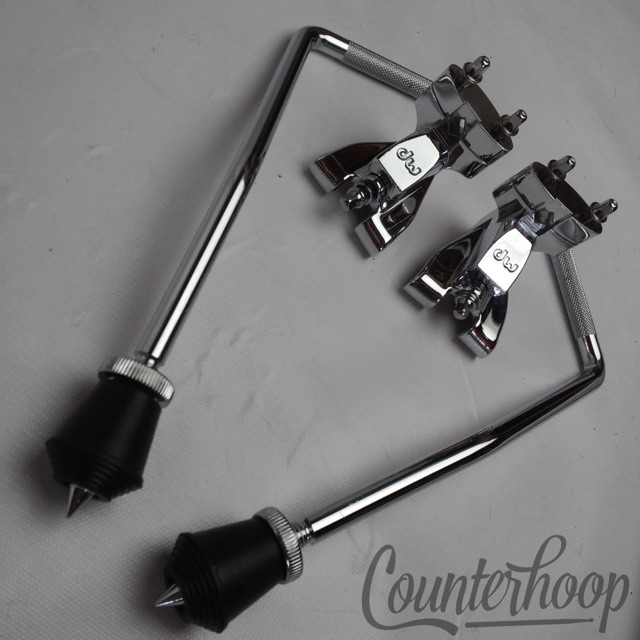 DW Clamp-On Bass Drum Hoop/Rim Mounts+Adjustable Spurs/Spikes System DWSM2224* — main photograph