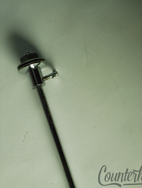 Ludwig Disappearing Spur + Mount Straight Bass Drum Leg Vintage 60s Chrome W&A* — main photograph