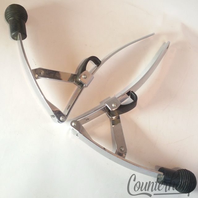 Sonor Sonic Plus 2x Bass Drum Legs/Spurs Adjustable/Retractable Made In Germany — main photograph
