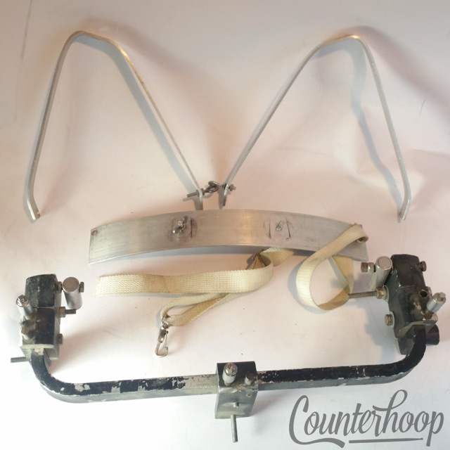 Ludwig Marching Bar Snare Drum Carrier Harness Parade Mount Bracket Parts Lot* — main photograph