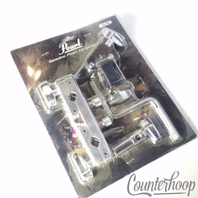 Pearl HA-100 Hi-Hat Cymbal Stand Attachment Mount Double Bass Kick Pedal Setup* — main photograph