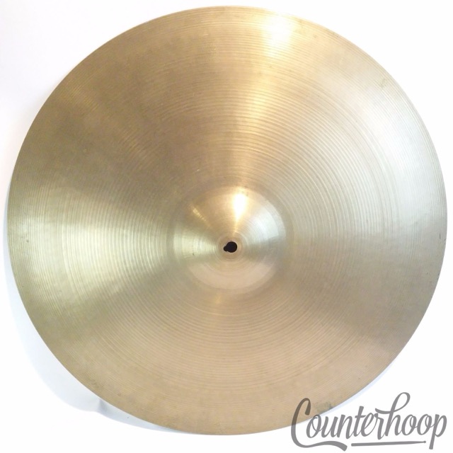 Zildjian 20" 50s 2090g Ride Cymbal Thin Crash Hand Hammering Wobbly Avedis A USA — main photograph