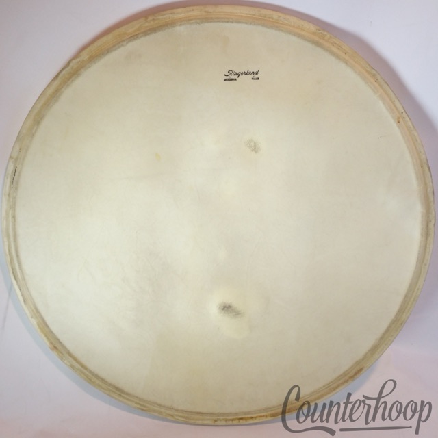 Slingerland 20"Genuine Calf Skin Bass Drum Calfskin Head Vintage 50s Batter USA — main photograph