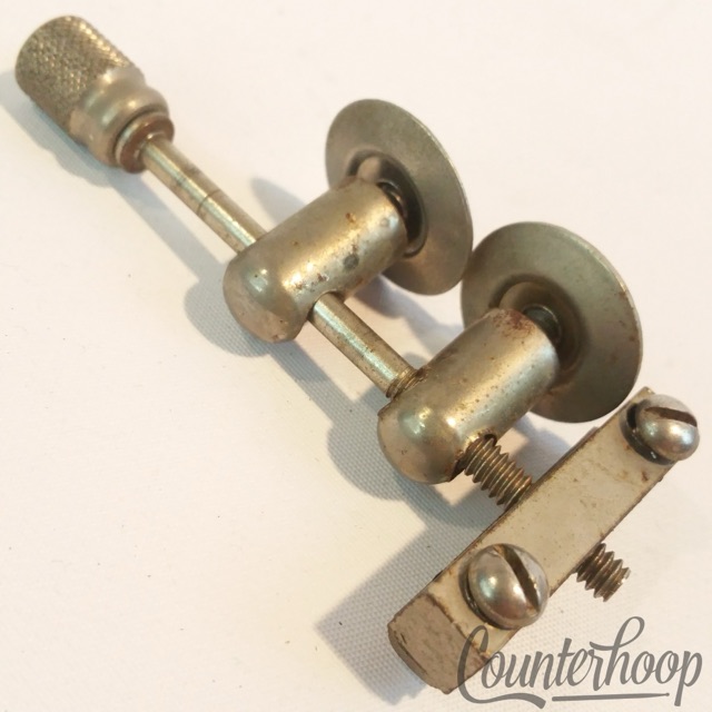 Kent Snare Drum Strainer Tensioner Nickel Plated 2-Double Eyelet USA Vintage 50s — main photograph