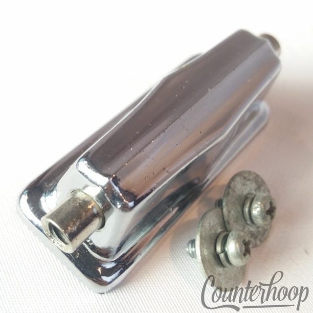 Pearl Snare Drum Lug Chrome Japan 2" 2 1/2 Vintage 70s-80s Double-Sided Parts* — main photograph