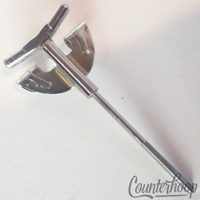 Pearl Bass Drum Tension T-Rod+Claw Metric Thick Japan Chrome 5" Vintage 60s* — main photograph
