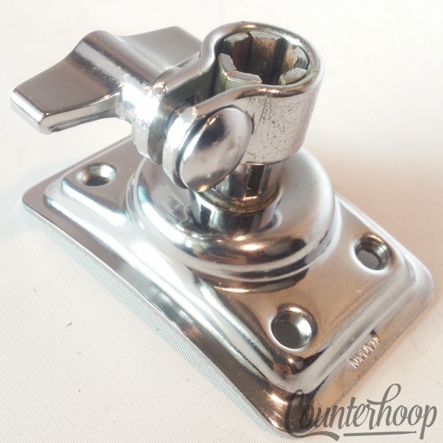 Pearl Maxwin Hex Arm Tom Drum Post Mount Receiver Chrome Vintage 60s-70s Japan* — main photograph