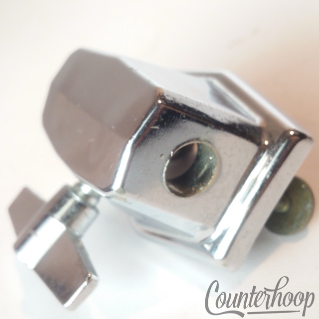 Tama Floor Tom Drum Leg Mount Receiver Superstar Chrome Vintage 80s Imperialstar — main photograph