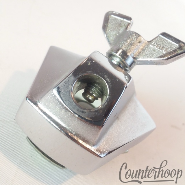 Tama Bass Drum Spur/Leg Receiver Mount Japan Superstar Vintage 70s-80s Chrome* — main photograph