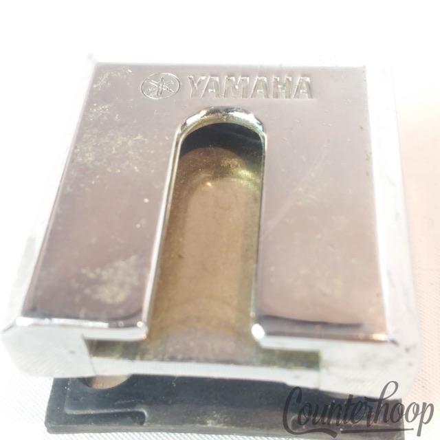 Yamaha Tom Drum Clip Arm Receiver Mount Japan Vintage 80s Chrome Bracket Concert — main photograph