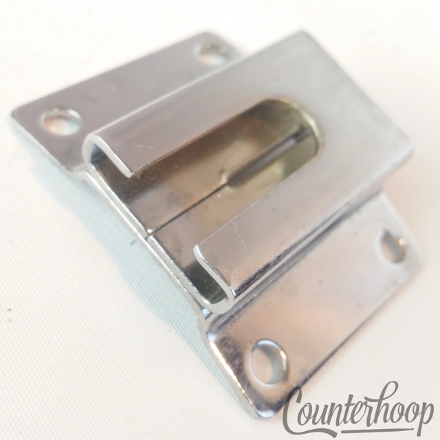 Yamaha Tom Drum Clip Arm Receiver Mount Japan Vintage 70s Chrome Bracket Concert — main photograph