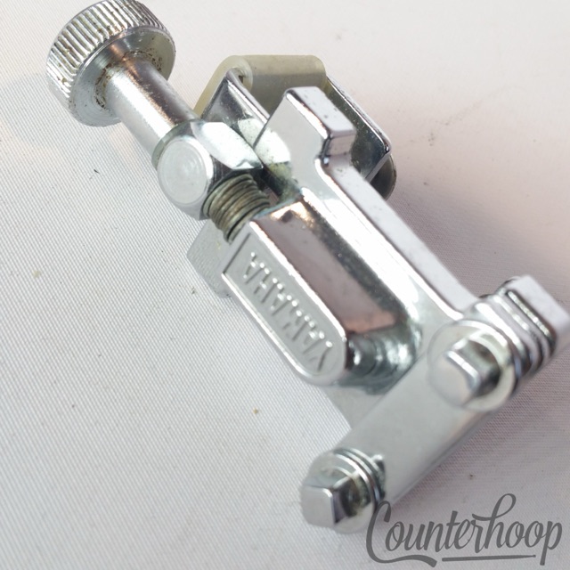 Yamaha Snare Drum Strainer 1 1/2" Chrome Hardware Parts Vintage — main photograph