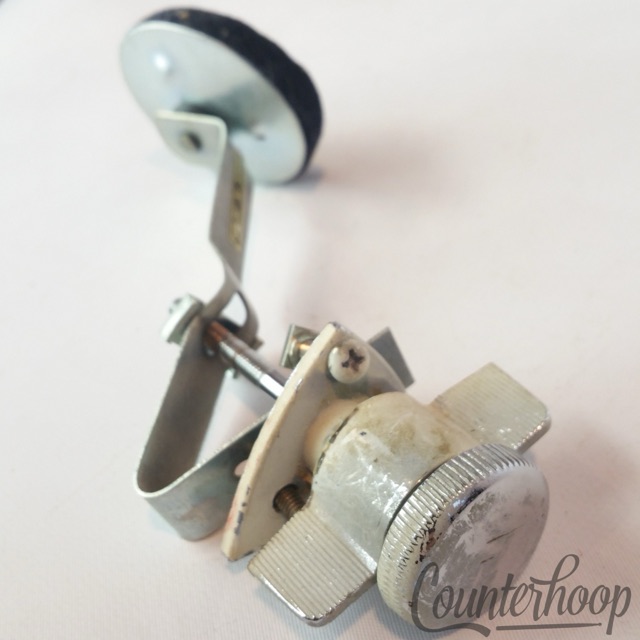 Tama Superstar Muffler Quick Release Chrome Made In Japan Black Felt Vintage 70s — main photograph