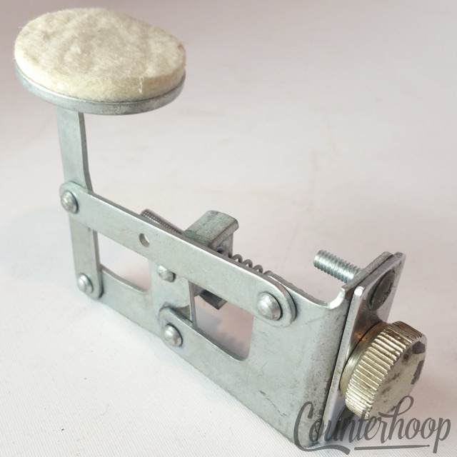 Pearl Sonor-Style White Felt Muffler Snare/Tom/Floor Drum 1/2"Damper Vintage 60s — main photograph