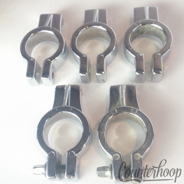 Gibraltar 1" Memory Locks Set of 5x DC-115 Chrome Stand Parts Tube — main photograph