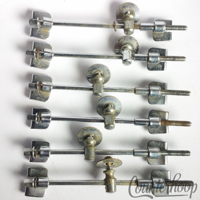 Rogers Banner Model Snare Drum Tension T-Rods+Clips/Claws Cleveland Vintage 60s — main photograph
