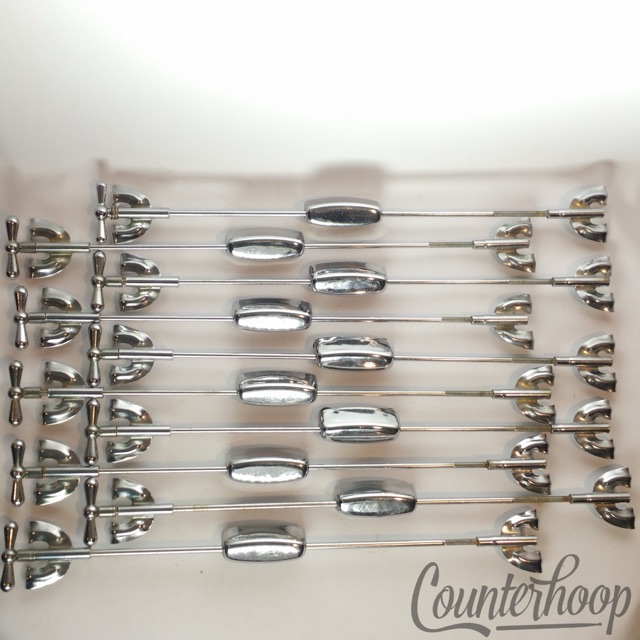 Rogers 10x Bass Drum Bow-Tie Single-Tension Bread&Butter/B&B Lugs+T-Rods+Claws — main photograph