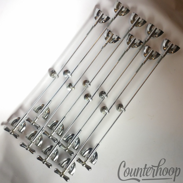 Rogers 8x Bass Drum x14" Deep Bow-Tie Single-Tension T-Rods+Claws+Eyelet Lugs+HW — main photograph