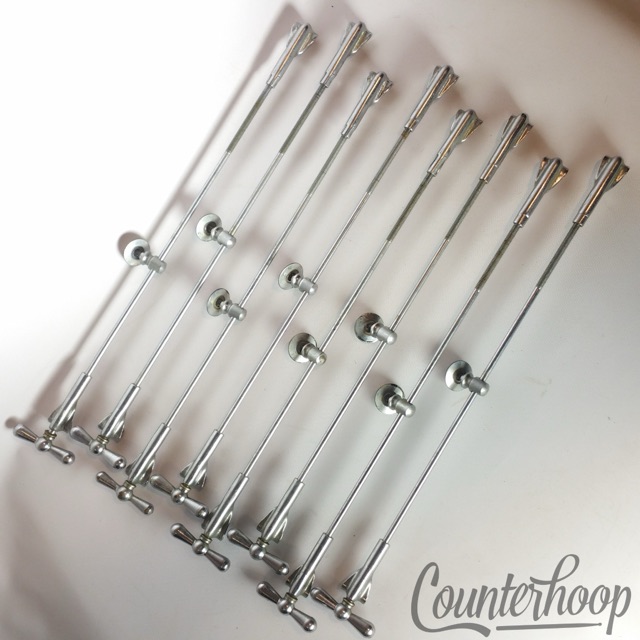 Leedy 8x Bass Drum x12" Deep Bow-Tie Single-Tension T-Rods+Claws+Eyelet Lugs+HW — main photograph