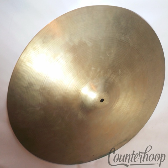 Zildjian 20 1/8" Ride Cymbal 50s 2100g Thin A B20 Avedis Turkish Vintage USA HH — main photograph