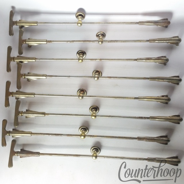 Slingerland 8x Bass/Snare Drum Bow-Tie Single-Tension T-Rods+Claws+Eyelets/Lugs — main photograph