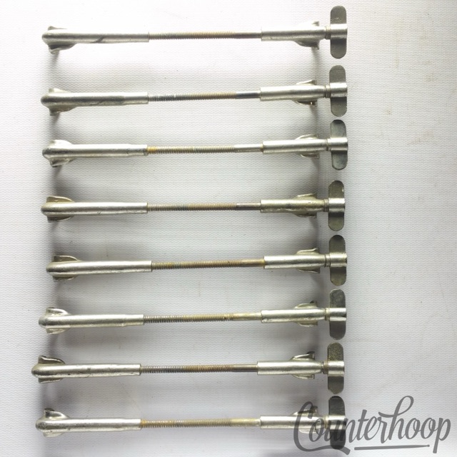 Ludwig 8x Snare Drum 4 1/4" Single-Tension T-Rods+Claws Nickel USA Vintage 10s — main photograph