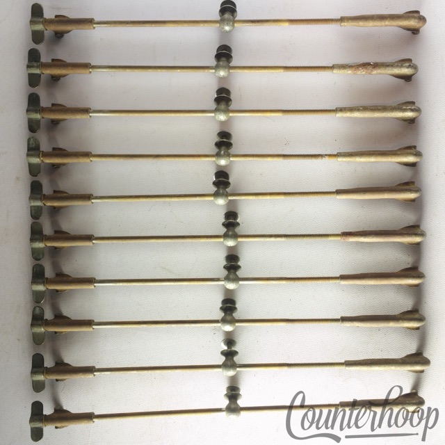 Leedy 10x Snare/Tom Drum x9" Single-Tension T-Rods+Claws+Eyelet Lugs Nickel 10s — main photograph