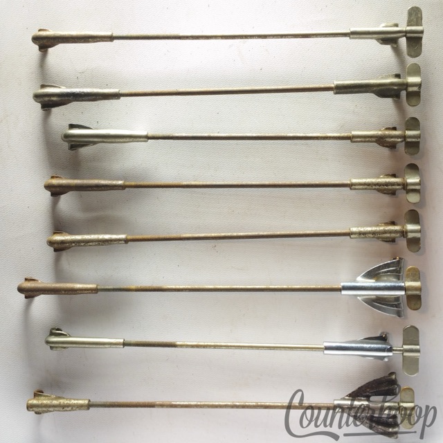 Leedy 8x Snare/Tom Drum 8" Single-Tension T-Rods+Claws Nickel Vintage 10s USA* — main photograph