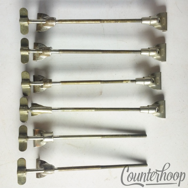 Kent 6x Snare Drum 5 3/4"Single-Tension T-Rods+Rim Clips Nickel Vintage 50s USA — main photograph