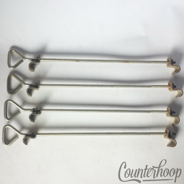 Rogers 4x Tom/Snare Drum 8 5/8" Single-Tension T-Rods+Claws Nickel Vintage 40s* — main photograph