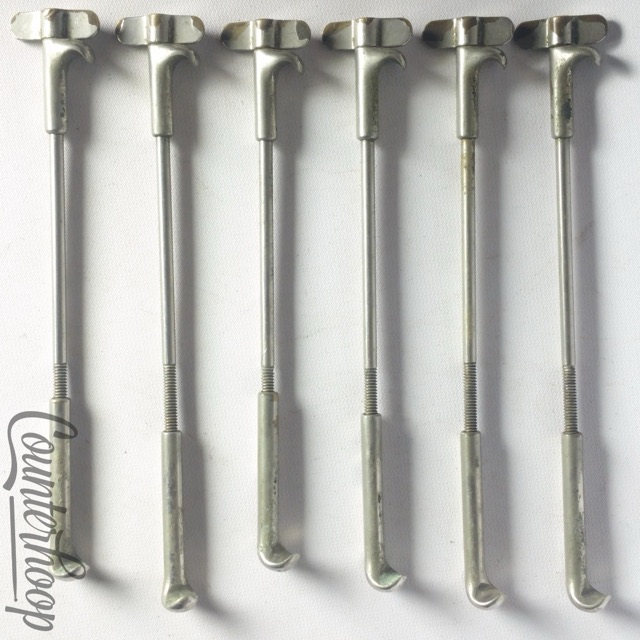 Leedy 6x Snare Drum 5 1/2" Single-Tension T-Rods+Claws USA Nickel Vintage 10s* — main photograph