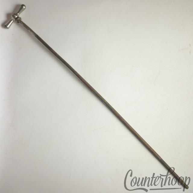 Ludwig x14" Bass Drum Bow-Tie Single Tension T-Rod Nickel USA Vintage 30s — main photograph
