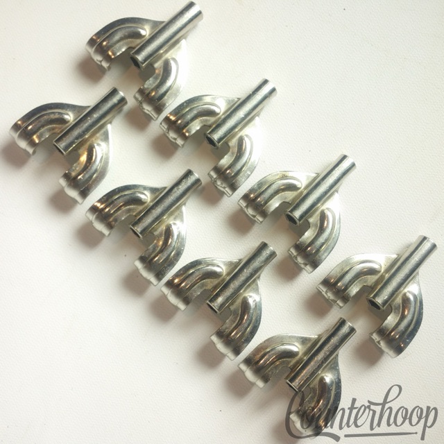 Gretsch 8x Nickel Bass / Marching Snare Drum T-Rod Claws Vintage 30s USA W&A* — main photograph