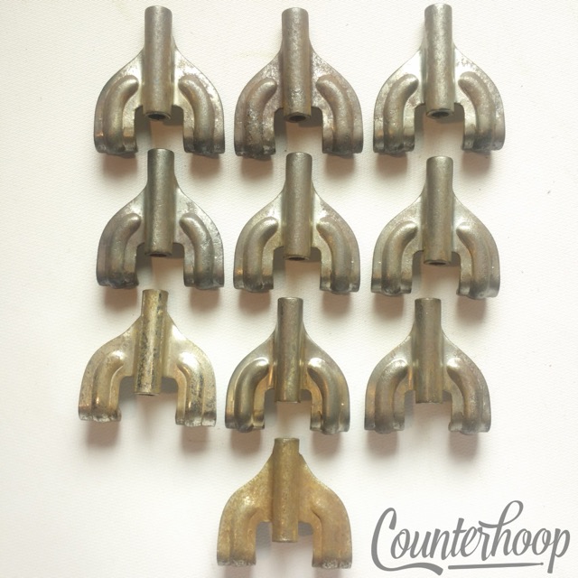 Gretsch 10x Nickel Bass / Marching Snare Drum T-Rod Claws Vintage 30s USA W&A* — main photograph