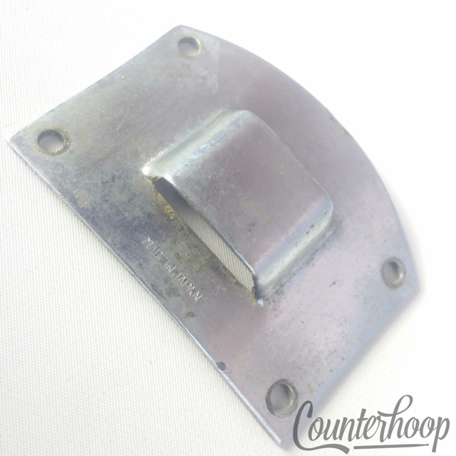 MIJ Clip Arm Tom Mount Receiver Chrome Japan Rectangular Drum Rail Vintage 60s — main photograph