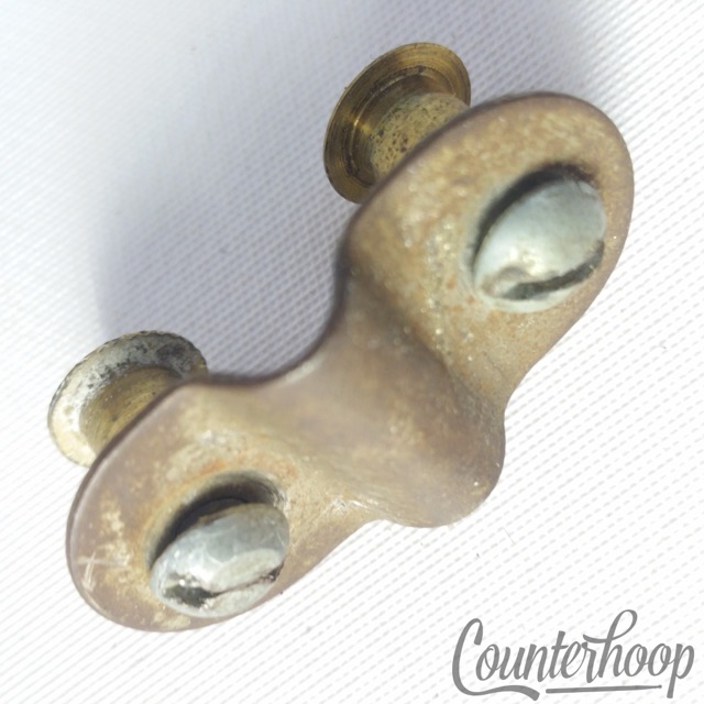 Ludwig Snare/Tom Drum Key Holder Mount Parade Marching Nickel 2-Hole Vintage 20s — main photograph