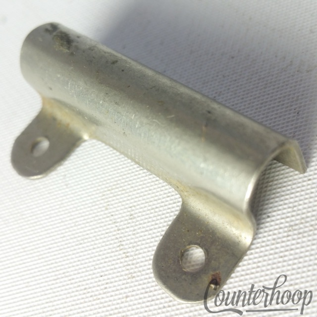 Leedy Snare/Tom Drum Key Holder Mount Parade Marching Nickel 1 1/8" Vintage 30s — main photograph