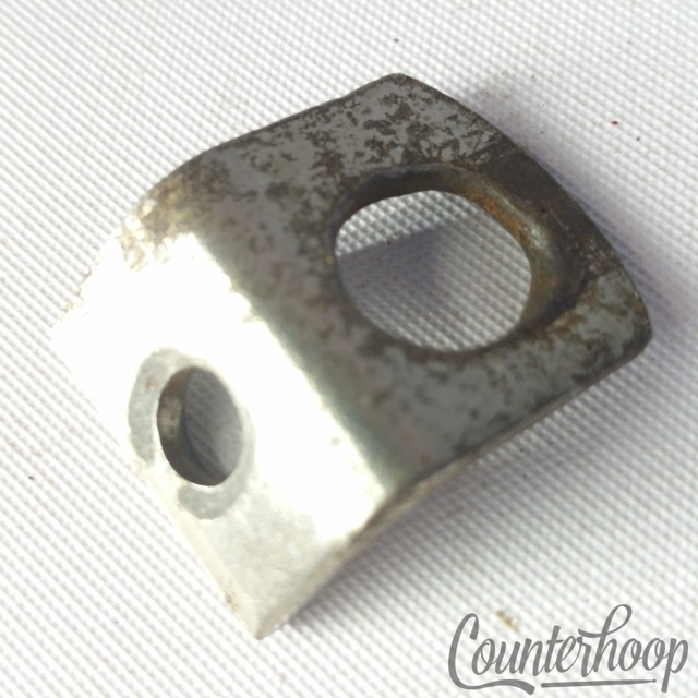 Early American Marching Snare Drum Carrying Hook Harness Tension Rod Clip Nickel — main photograph