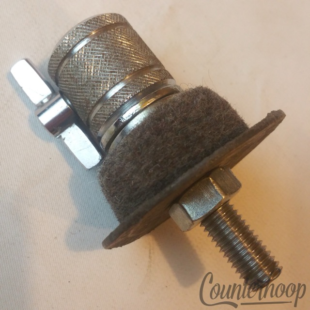 Pearl Hi-Hat Stand Clutch Chrome Vintage 60s Cymbal Rod Holder Mount* — main photograph