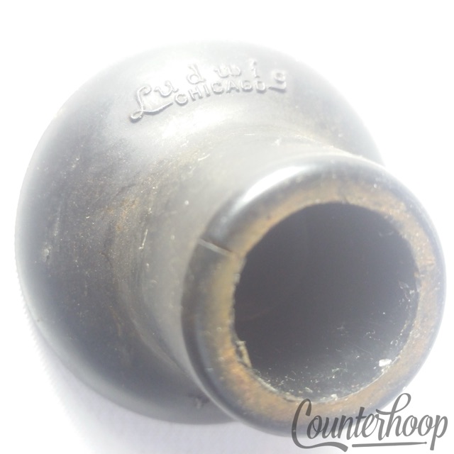 Ludwig Hi-Hat Bottom Cymbal Rubber Holder Stand Tube Seat Vintage 60s Chicago US — main photograph