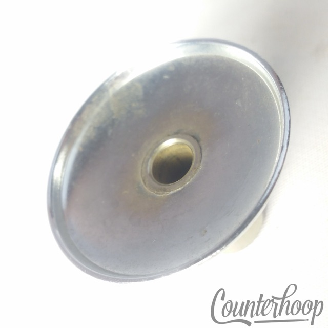 Slingerland Hi-Hat Bottom Cymbal Holder Chrome Stand Tube Seat Vintage 50s 1/2" — main photograph