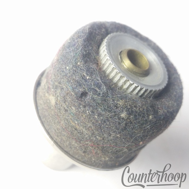 Slingerland Hi-Hat Bottom Cymbal Holder Nickel Stand Tube Seat Vintage 40s 5/8" — main photograph