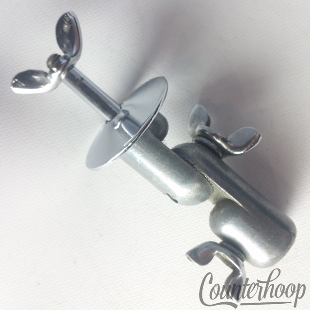 Slingerland Crash/Ride Buddy Rich Cymbal Stand Mount Tilter Ratchet Vintage 60s — main photograph