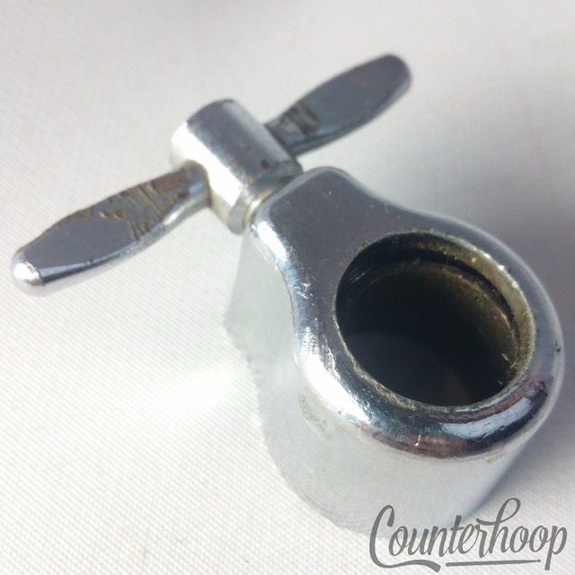 Slingerland Cymbal Stand Bracket Tensioner Tube Mount Chrome Vintage 60s USA* — main photograph