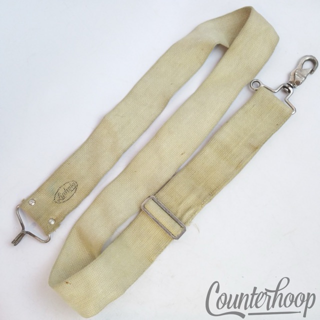 Ludwig Script Logo Marching Snare/Tenor Tom Drum Harness Straps Vintage 50s-60s — main photograph