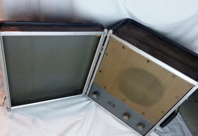 Ampex 2010 Suitcase Amplifier 6"JBL Speaker Guitar Amp+Analog Preamp Vintage 70s — main photograph