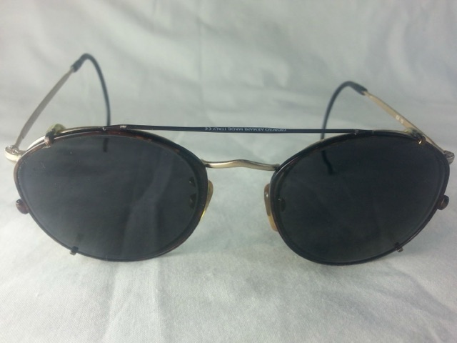Giorgio Armani Eyeglasses 104 Italy Clear Frames + Clip-On Sunglasses Emporio — main photograph