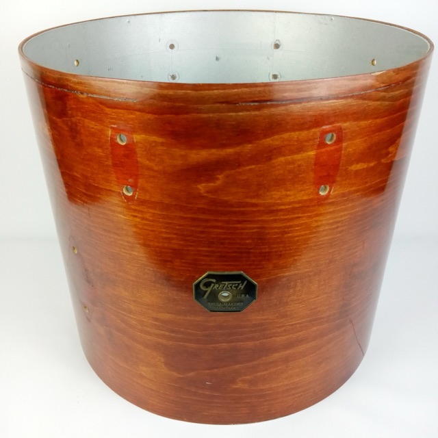 Gretsch 14x16" Walnut Floor Tom Drum Shell 6Ply Jasper Maple Vintage 70s Concert — main photograph